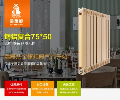 銅鋁復合暖氣片